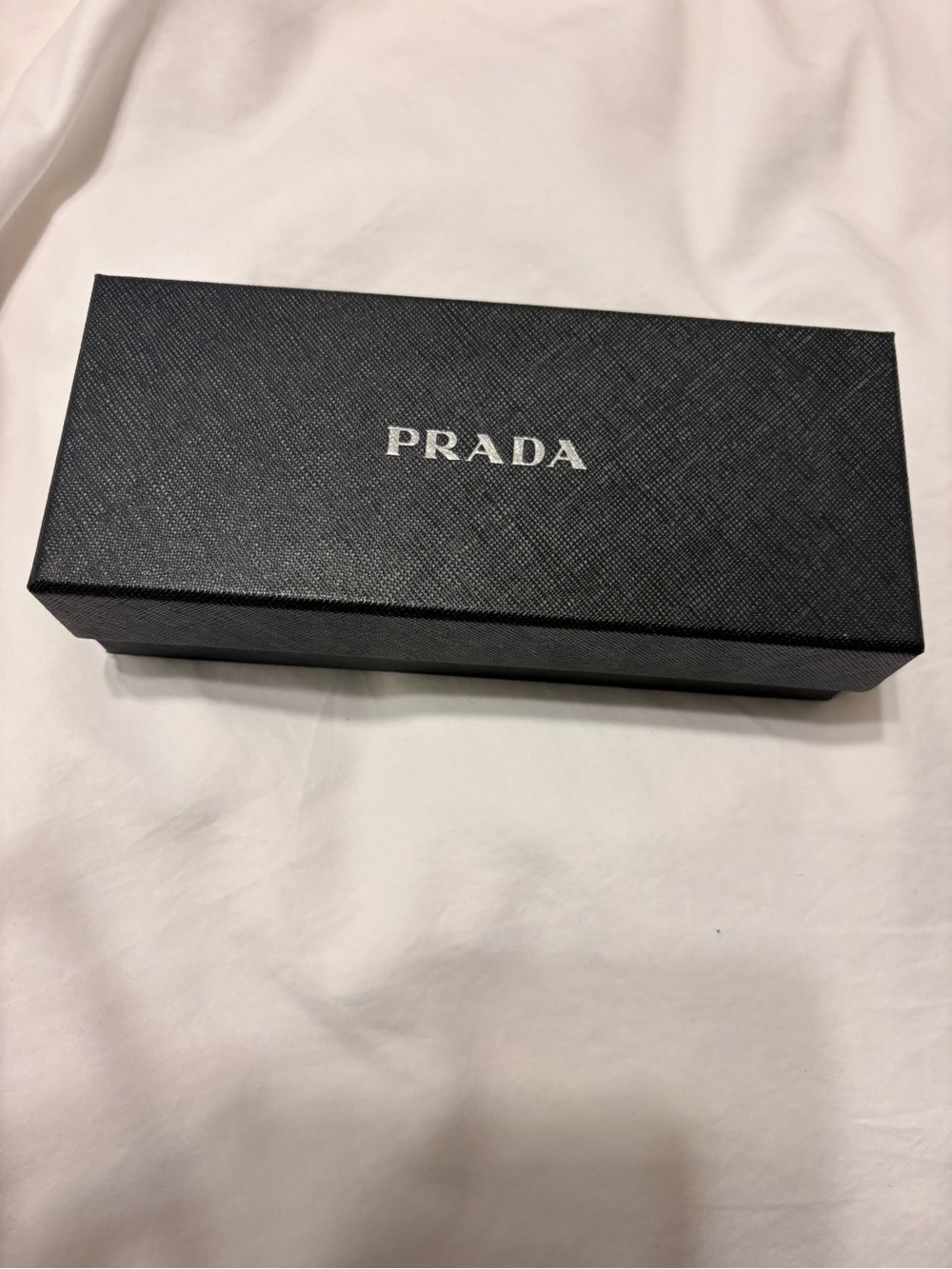 Prada Black Eyewear Box with Silver Logo